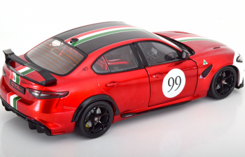 ALFA ROMEO Giulia Gtam №99 Racing (2022), Alfa Red White