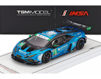 LAMBORGHINI Huracan Gt3 Evo2 5.2l V10 Team Forte Racing №78 24h Daytona (2025) Misha Goikberg - Mario Fambacher - Frank Perera - Parker Kligerman, Blue Black