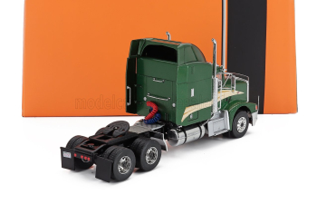 PETERBILT 377 A/e Tractor Truck 3-assi (1998), Dark Green Met