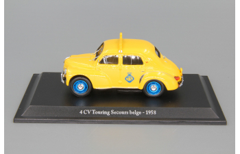 RENAULT 4CV Touring Secours belge (1958), yellow