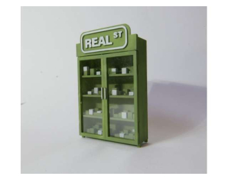 Диорама Шкаф-витрина для гаража/ Wardrobe accesories, green