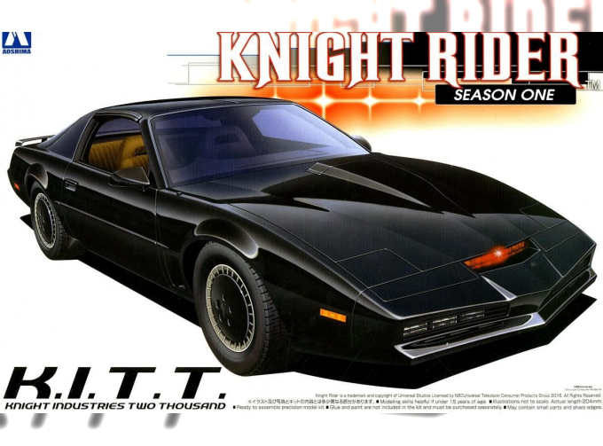 Сборная модель Knight Rider 2000 K.I.T.T. SEASON 1