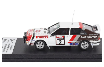AUDI Quattro (night Version) N 2 Winner Rally Scottish (1982) Hannu Mikkola - Arne Hertz, White Red