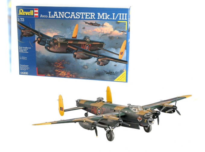 Сборная модель Британский бомбардировщик Lancaster Mk. I / III