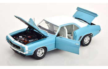 CHEVROLET Camaro RS 350 (1969), turquoise white