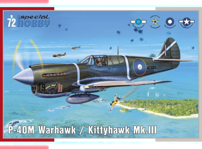 Сборная модель P-40M Warhawk
