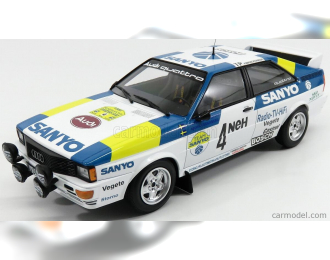 AUDI QUATTRO (night version) №4 WINNER RALLY SWEDEN (1982) S.BLOMQVIST - B.CEDERBERG, white