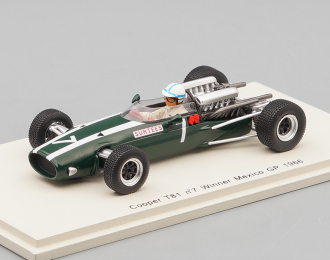 COOPER T81, 7 Winner Mexico GP (1966), dark green