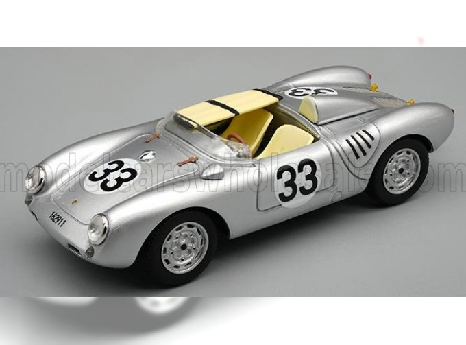 PORSCHE 550a Team Porsche Kg №33 24h Le Mans (1957), H.Hermann - R.von Frankenberg, Silver