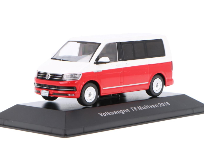 VOLKSWAGEN T6 Multivan (2015), red/white