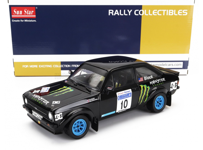 FORD Escort Mkii Rs 1800 (night Version) №10 Rally Forest Stage (2008) Ken Block - Alex Gelsomino, Black