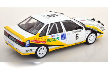 RENAULT R21 Turbo Mkii Turbo Gr.a (night Version) №6 Rally Charlemagne (1991) M.Rats - G.Bourdaud, White Yellow Blue