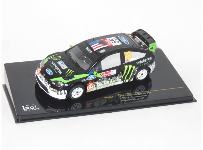 FORD Focus #55 RS WRC08 Monster Energy Rally Mexico 2010 Ken Block