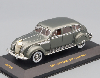 CHRYSLER Airflow Sedan (1936), grey / green metallic