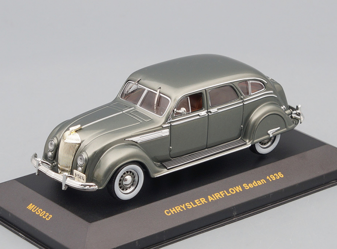 CHRYSLER Airflow Sedan (1936), grey / green metallic