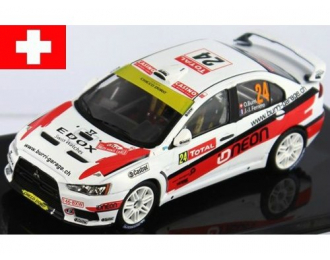 MITSUBISHI LANCER EVO X 24 O.Burri/J.Ferrero Rally Monte Carlo 2012, white