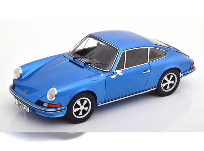 PORSCHE 911S, blaumetallic