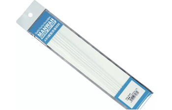 Пластиковый профиль полукруглый пруток 3,0мм*250мм, 6шт