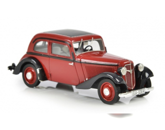 Adler Trumpf Junior 2 door sedan 1934-1938 (red / black)