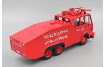 MERCEDES-BENZ 2628 WAWE 9000 Wasserwerfer Werks Feuerwehr Bayer-Leverkusen, red