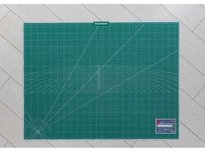Коврик для резки зелёный, формат А0, 5 слоёв