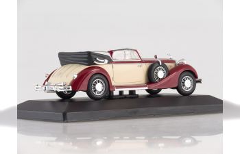 HORCH 853A Convertible (1938), dark red / beige