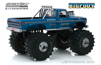FORD F-250 Monster Truck Bigfoot #1 1974 Blue (колеса 66 дюймов)