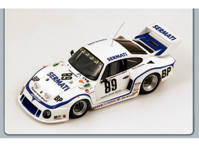 PORSCHE 935 89 LM 1980 H. Poulain - P. Destic - D. Snobeck, white