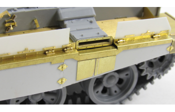 Фототравление Т-62М надгусеничные полки (Звезда)