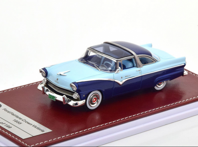 FORD Fairlane Crown Victoria 1955 Blue/Light Blue