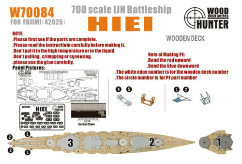 Набор деталей WWII IJN Battleship Hiei (Fujimi 42025)