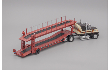 FORD 9000 LTL Car Transporter (1979), black / dark red