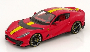 Ferrari 812 Competizione 2021 red/yellow stripe