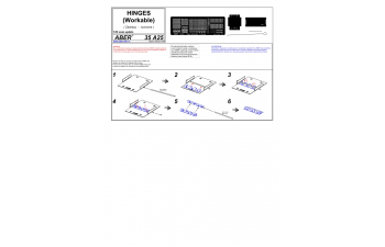 Фототравление для Hinges (workable) - 1 choice