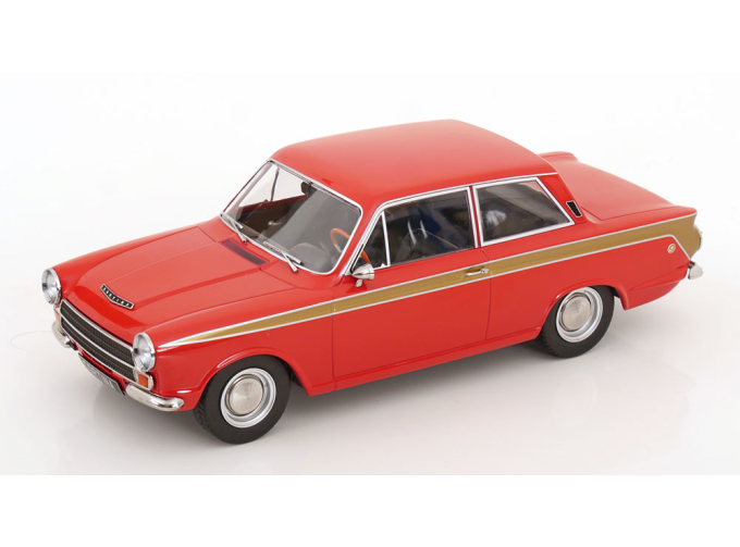 FORD Lotus Cortina MK I (1966), red/gold