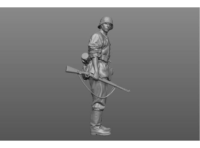 Фигурка Немецкий солдат №2 (под покраску)