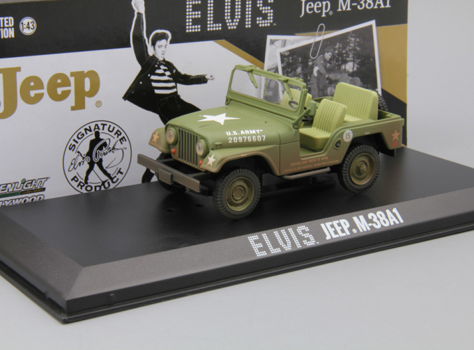 JEEP M38A1 4х4 U.S.Army Elvis Presley (1963), green