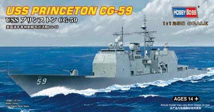 Сборная модель Корабль USS Princeton CG-59