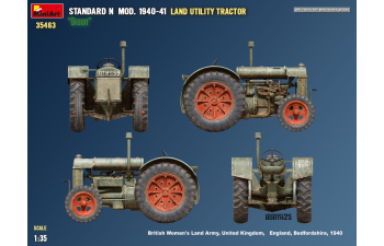 Сборная модель FORDSON Standard Tractor Raf 1940