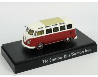 VOLKSWAGEN T1 Samba Van, red / cream