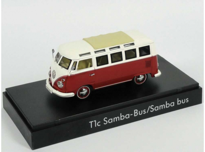 VOLKSWAGEN T1 Samba Van, red / cream