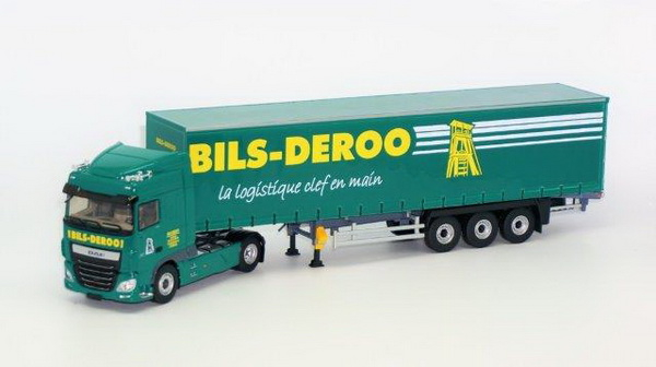 DAF XF EURO 6 SPACE CAB c полуприцепом "BILS DEROO" 2018