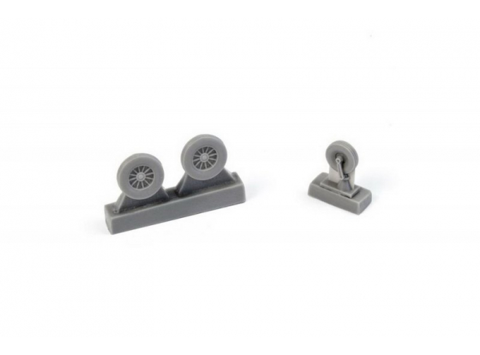 A-4B/P Skyhawk Mainwheels and Nosewheel (early with spoke type hubs), for Airfix kit