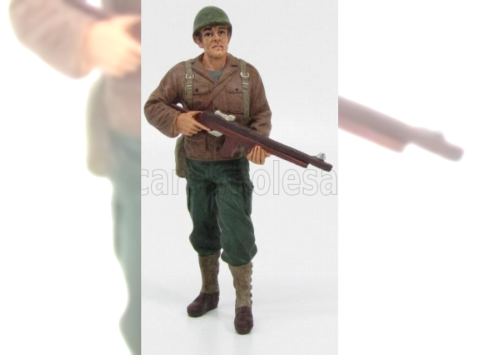 FIGURES Soldato Americano Con Fucile - Usa Soldier Ii With Rifle Gun, Green Brown