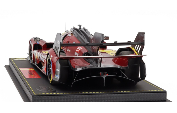 FERRARI 499p 3.0l turbo v6 Team Ferrari AF Corse №50 24h Le Mans (2025) Antonio Fuoco - Miguel Molina - Nicklas Nielsen - Con Vetrina - With Showcase 