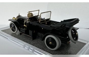 Delaunay-Belleville 45/50CV Kellner дубль-фаэтон 1914 год. (тент сложен, без запаски), черный