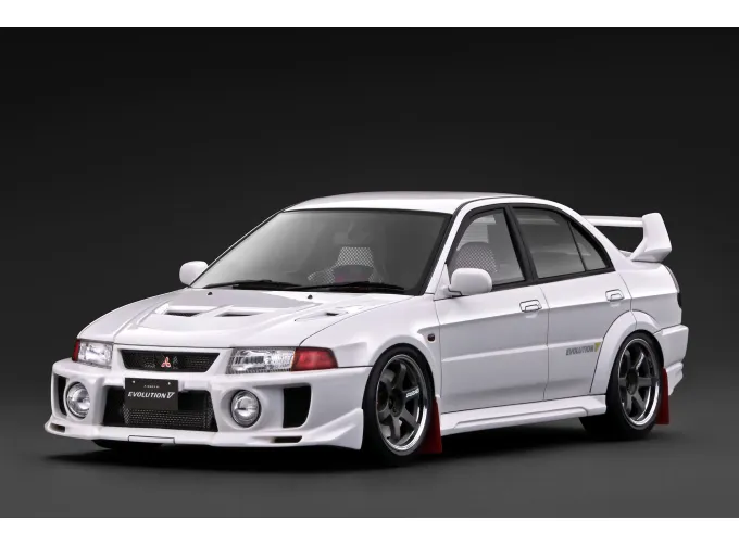 MITSUBISHI Lancer Evolution V (CP9A), white