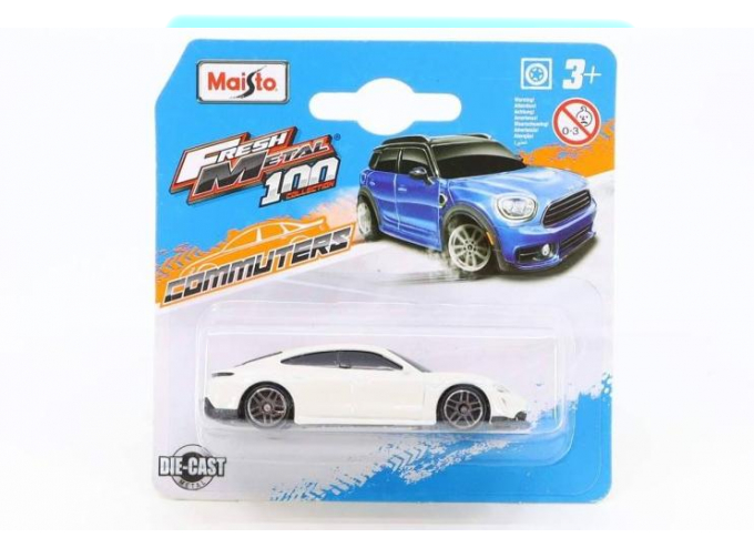 PORSCHE Taycan Turbo S, white