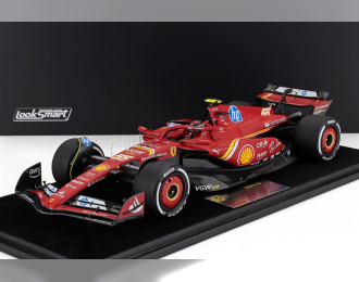 FERRARI SF-24 #55 Team Scuderia Ferrari 3rd Monaco GP Carlos Sainz (2024), red/black