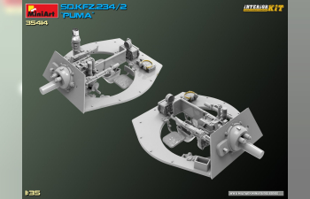 Сборная модель Interior Kit Sd.kfz. 234/2 Puma Tank Military 1945